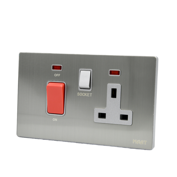 Cooker Control Unit With Socket