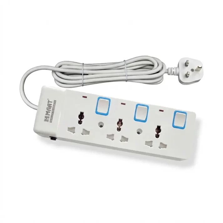 3 Way Extension Socket 3MTR - Extensions | Memon Electricals
