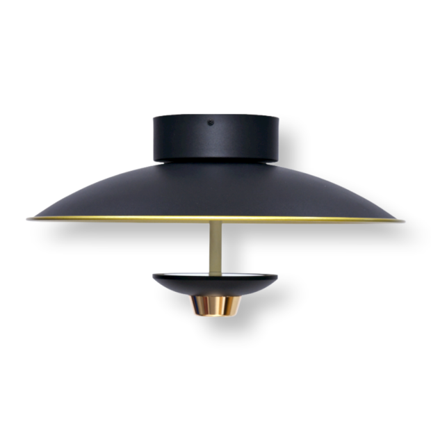 MAAT Electricals - Smart Pendant Chandelier in the black and gold body on plain white background