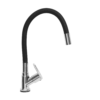 FAME swan neck faucet with black spout