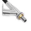 FAME swan neck faucet with black spout