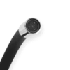 FAME swan neck faucet with black spout