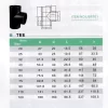 PVC High Pressure TEE - Image 3