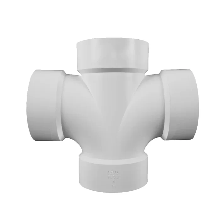 UPVC Plane Cross - Drain Fitting | MAAT Sanitary ware