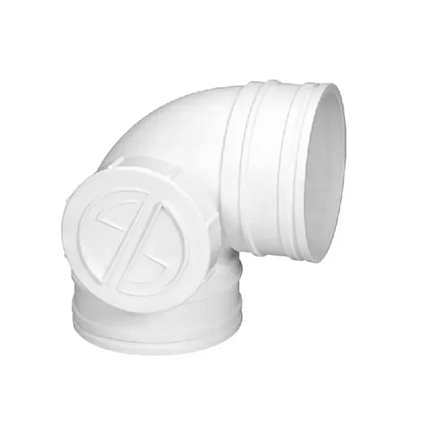 UPVC 90° Elbow with Side Port fitting for drainage | MAAT Sanitary ware