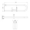 Handicap Grab-Bar with Paper-Holder - Image 4