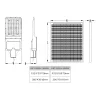 Solar LED Street Light 300W - Image 6