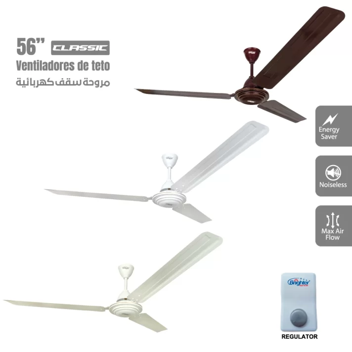 Classic Ceiling Fan White - Image 2