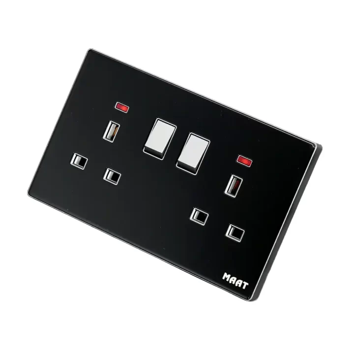 M8 2 Gang 13A Switched Socket with Indicator - Image 6