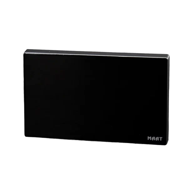 MAAT Pro M8 2 Gang Blank Plate – Black Diamond Finish