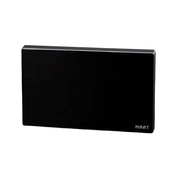 MAAT Pro M8 2 Gang Blank Plate – Black Diamond Finish