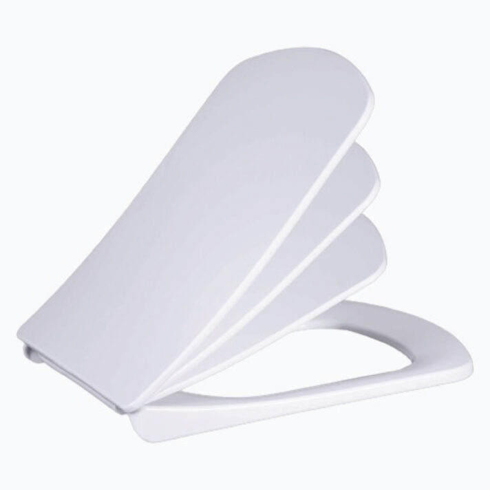 MAAT Toilet Lid Cover TSC-003 – Brilliant White & Universal Fit WC Seat Cover Lid Cover