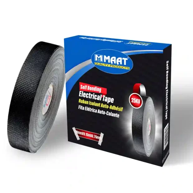 MAAT Self-Bonding Electrical Tape – High-Voltage Insulation 25KV Electrical Tape – Waterproof & Self-Fusing Heavy-Duty Electrical Tape for Professional Use MAAT Insulation Tape for Industrial & Automotive Wiring