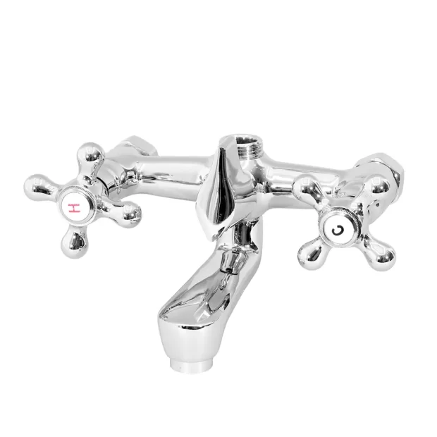 MAAT Classic Bath Tub Mixer faucet in a polished chrome finish