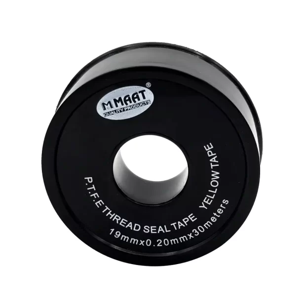 Black PTFE Seal Tape from MAAT, 19mm x 15 meters, with WRAS and ISO 9001 certifications
