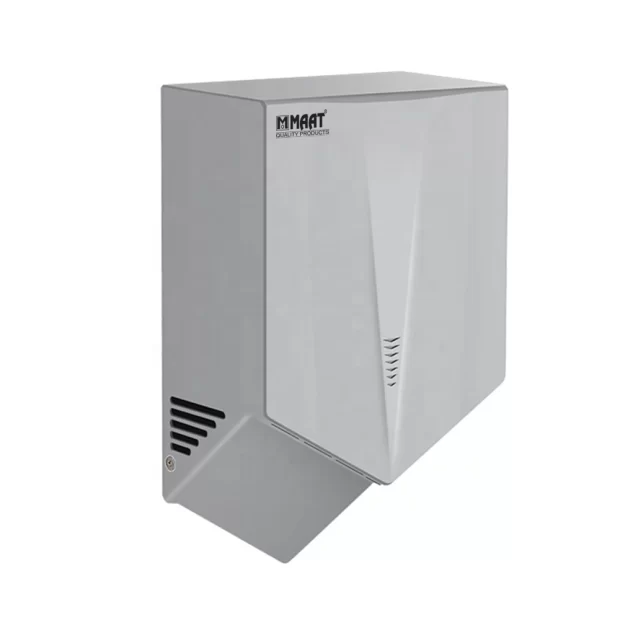 The MAAT Automatic Hand Dryer Grey provides quick, hygienic, and low-noise drying with a strong wind and infrared induction for superior performance.
