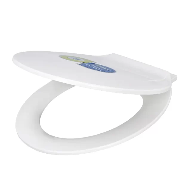 The MAAT Toilet Seat Cover MD-NO5, a white toilet seat with a 5-year warranty and clean design.