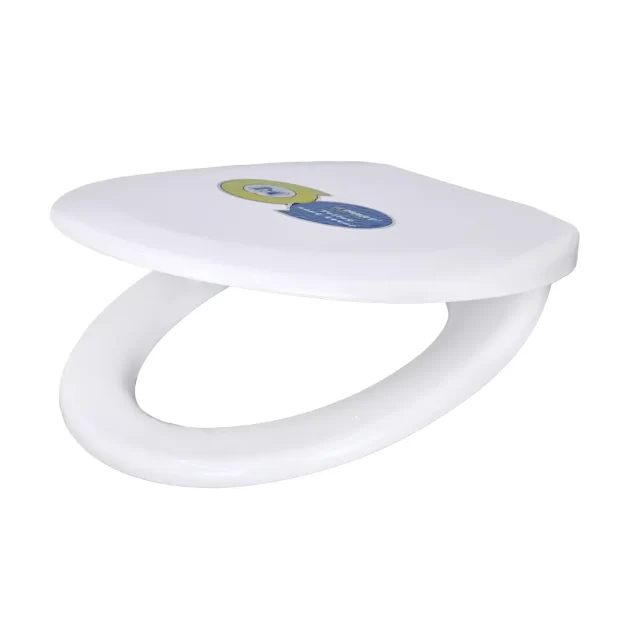 The MAAT Toilet Seat Cover MD-N03, a white toilet seat with a 5-year warranty and clean design.