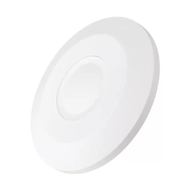 The MAAT Real Presence Sensor 007, a white circular disc designed for flush-mount installation..
