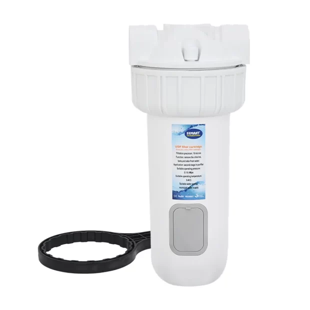 The MAAT Water Filter MT-BR10B-D, a white single-stage water purification system with a UDF filter cartridge.