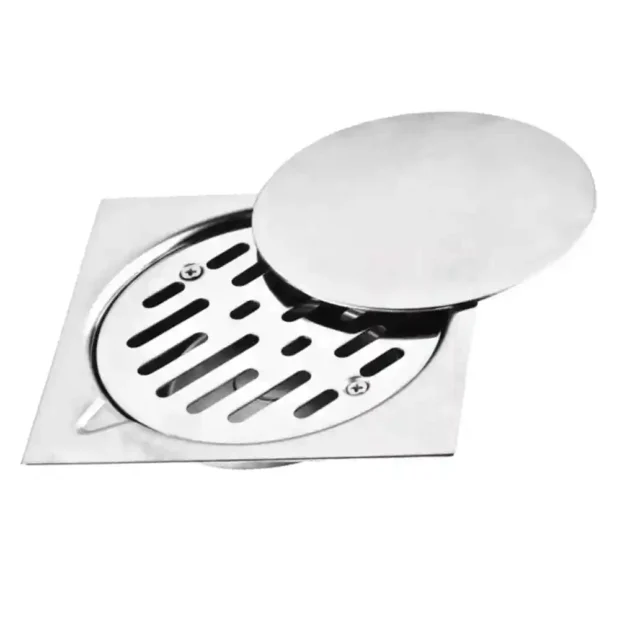 Premium grade MAAT SS Floor Drain 15x15cm with Screwed Gate