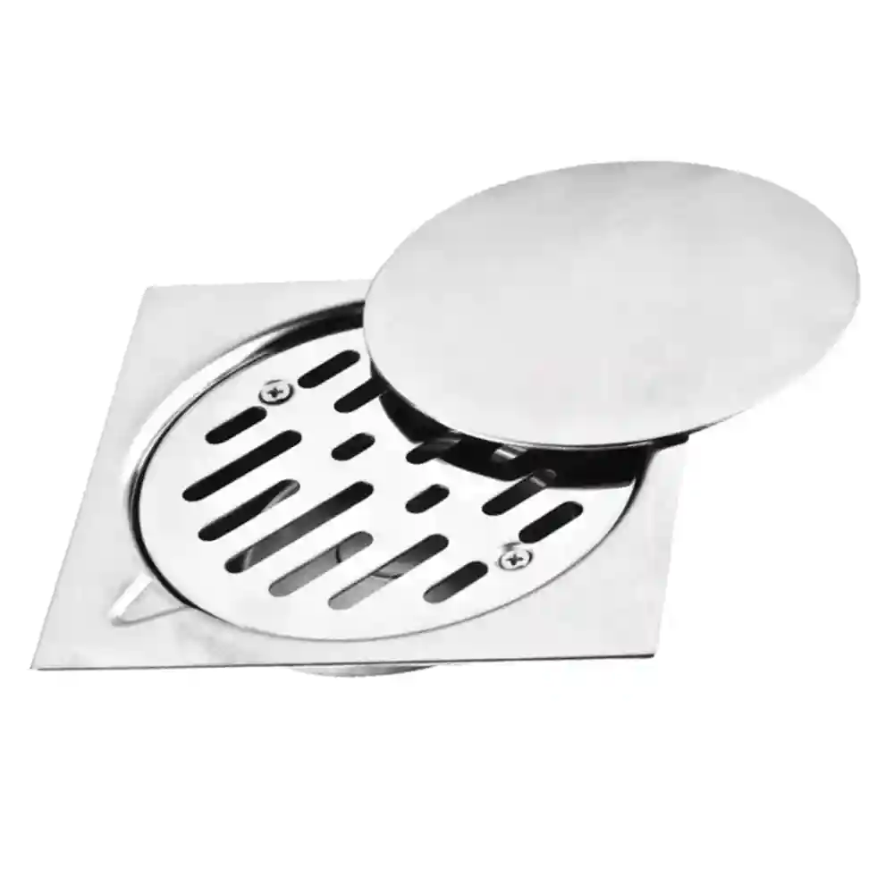Premium grade MAAT SS Floor Drain 15x15cm with Screwed Gate